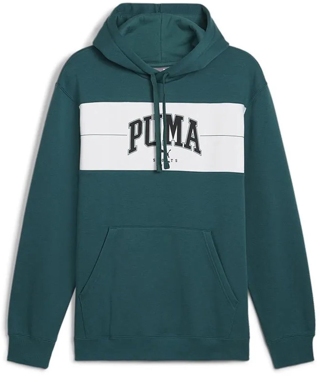 Puma Squad Hoodie L Man Groen