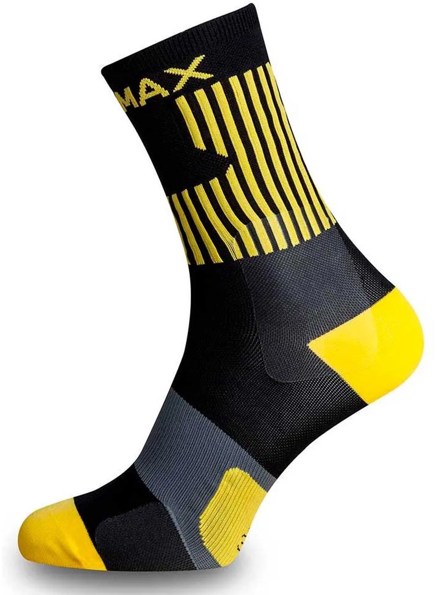 Arch Max Grip Max Korte Sokken Geel,Zwart EU 34-38 Man,Vrouw