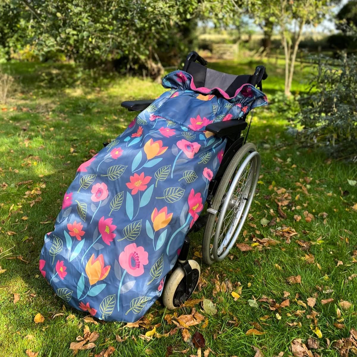 Waterdichte fleece rolstoelhoes voor volwassenen - universele pasvorm, eenvoudig te monteren