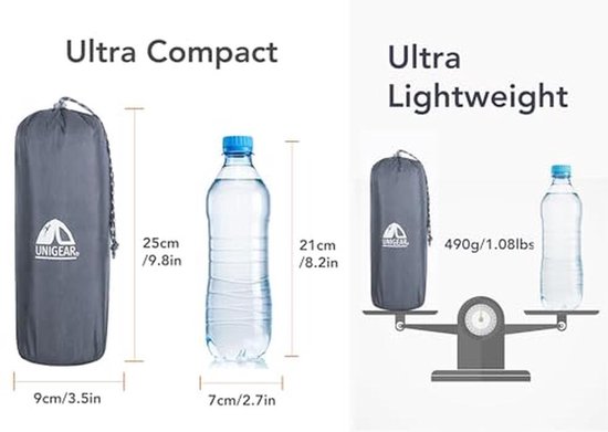 Opblaasbare Slaapmat voor Camping - Waterdicht, Antislip en Lichtgewicht — afbeelding 2