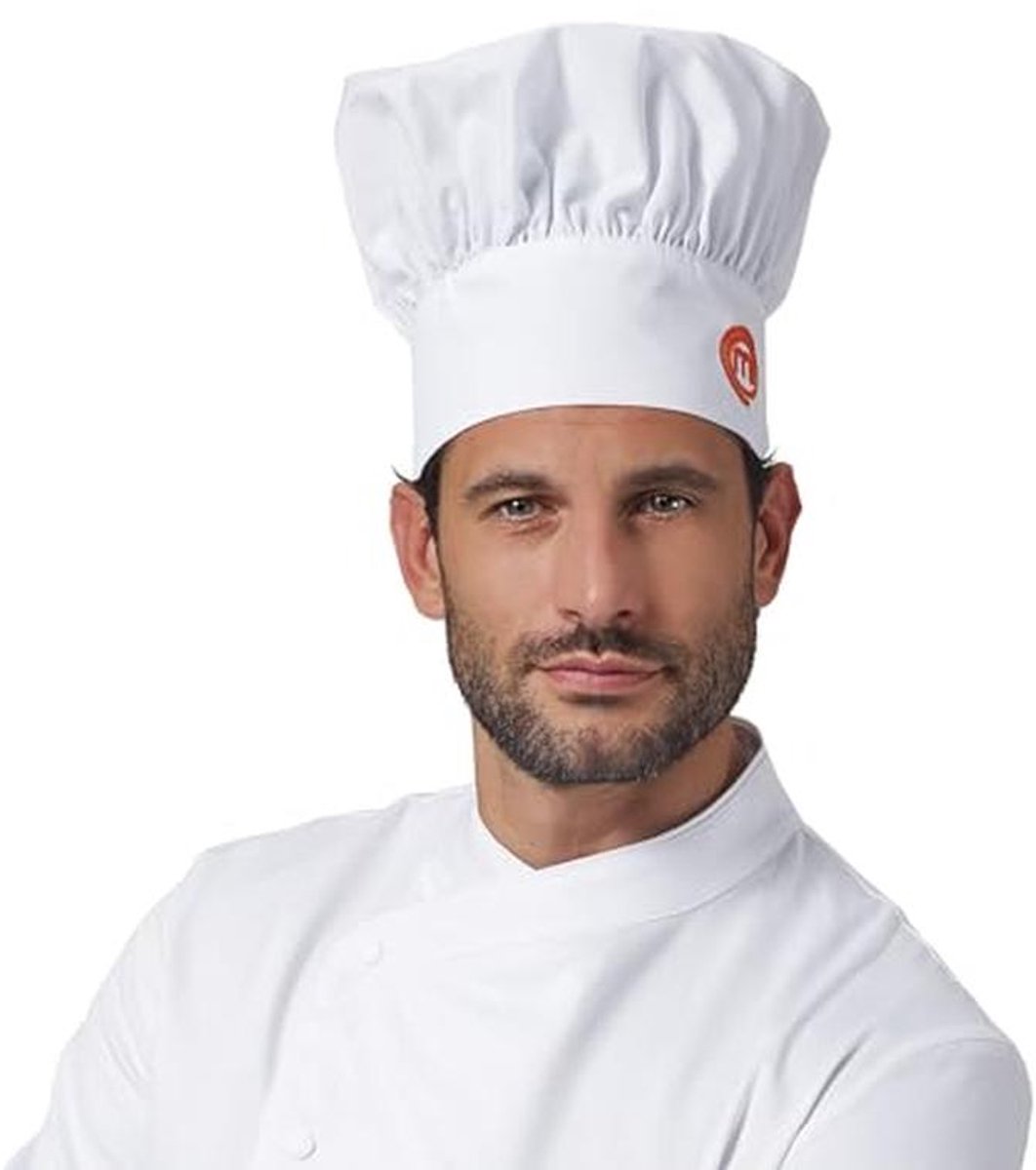 Masterchef Koksmuts Uniseks Wit