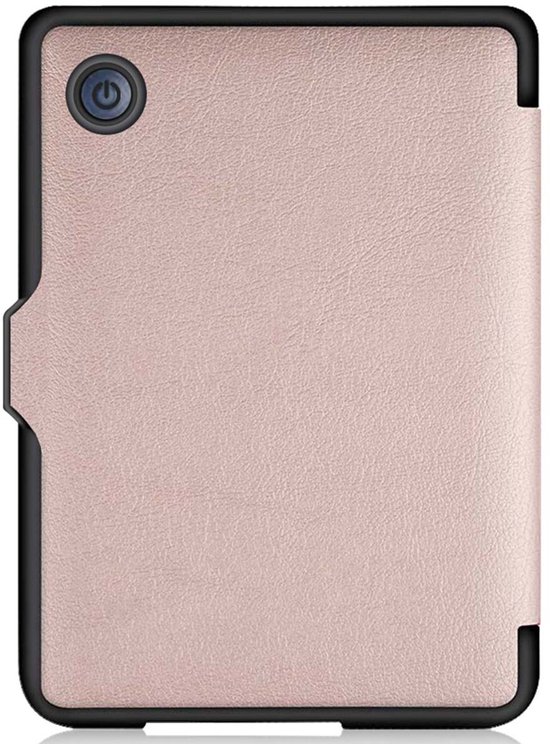 Hoesje geschikt voor Kobo Clara 2E E-reader - iMoshion Slim Hard Case Bookcase - Ook geschikt voor Tolino Shine 4 - Rosé Goud van Hoesje  — afbeelding 3
