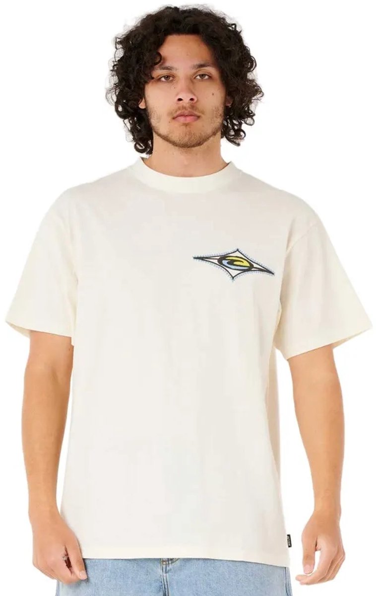 2025 Rip Curl Heren Raw Energy Maxxed Tee - Bone