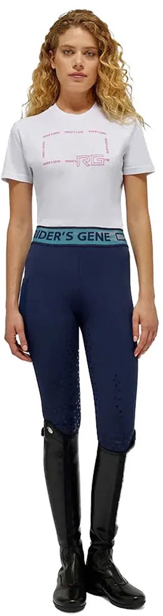 Rg Rider´s Gene Cotton Dames T-shirt Met Korte Mouwen Wit XS Vrouw