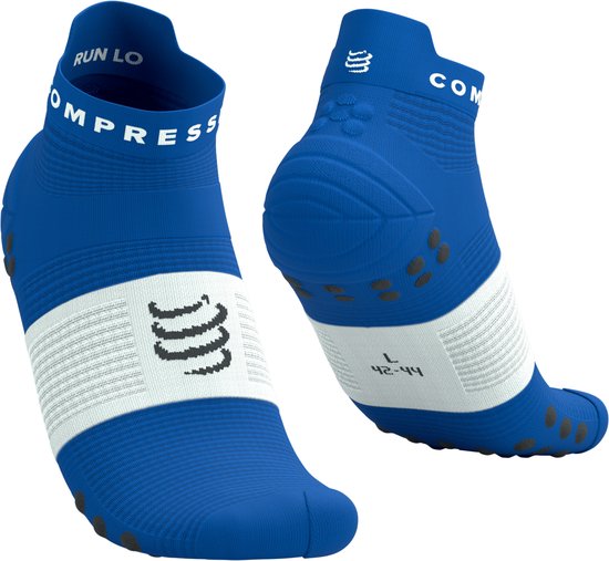 Pro Racing Socks V4.0 Run Low - Princess Blue/White- Hardloopsokken | bol