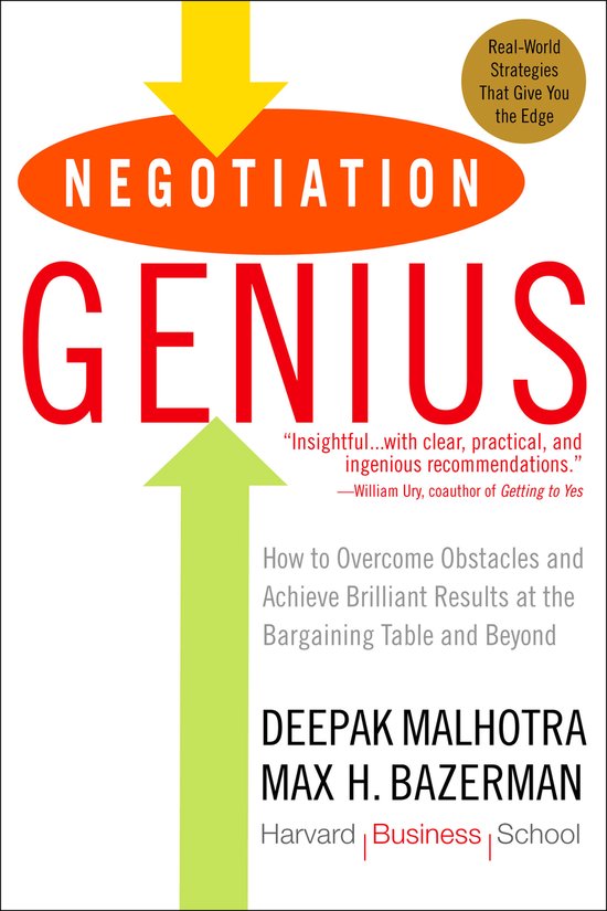 Negotiation Genius - cover