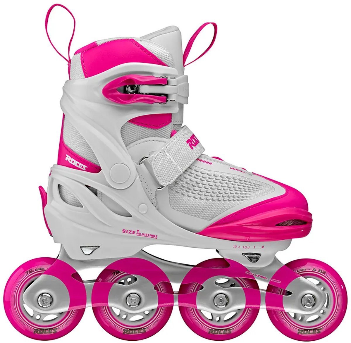 Roces Moody X TIF Girl Verstelbare Skeelers Kinderen – Inline Skates – Meegroei Skates Wit