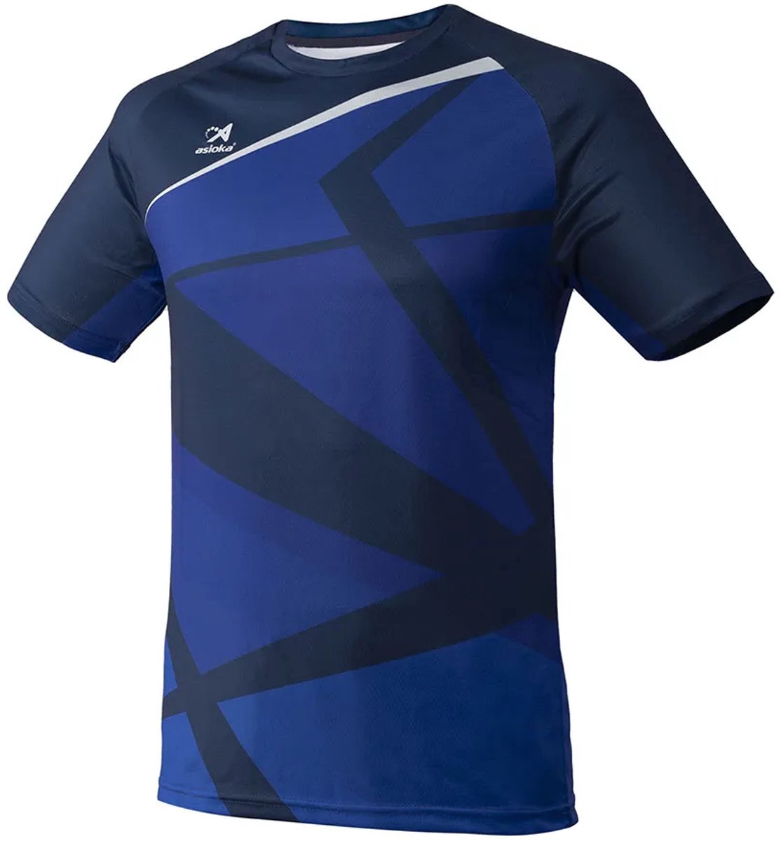 Asioka Berlín T-shirt Met Korte Mouwen Blauw L