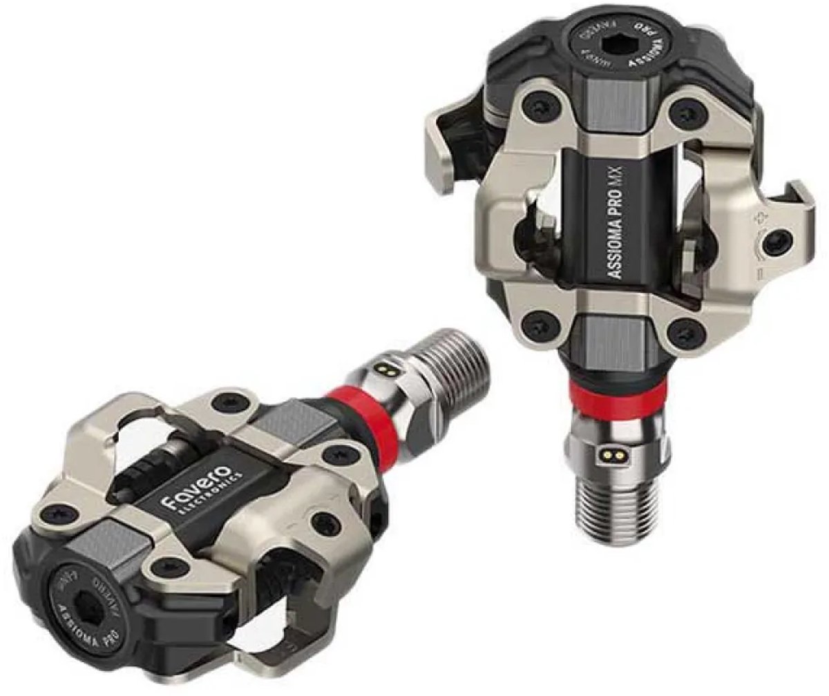 Favero Assioma Pro Mx-2 Pedalen Met Vermogensmeter Zilver