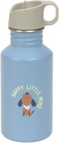 Gourde Lässig en acier inoxydable - Motif Party - 500 ml - Blue/Vert