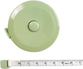 Knaak Meetlint Omtrek Lichaam - Rolmaat 1.5 Meter - Lintmeter voor Sport en Kleding - Uitrolbaar - Groen