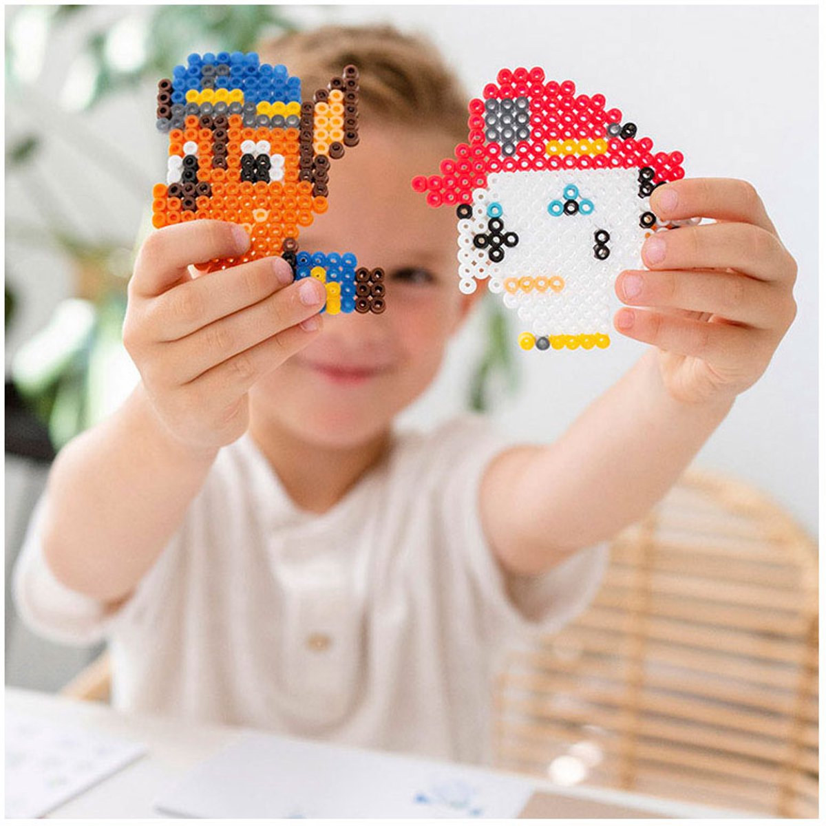 PAW Patrol Totum Strijkkralen knutselset met Chase - knutselset jongens en meisjes - incl. 800+ strijkkralen creatief speelgoed educatief — afbeelding 9