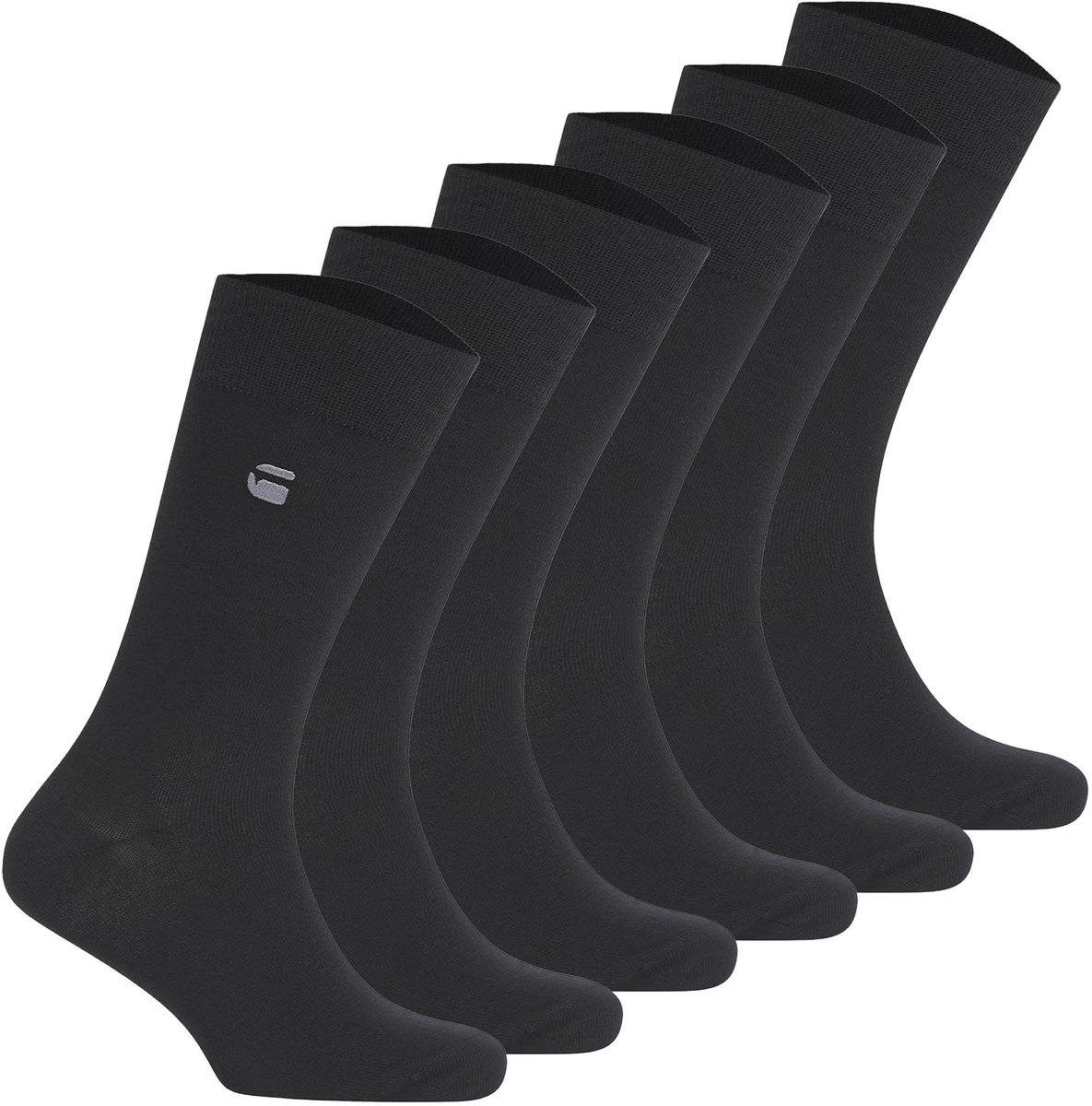 G-STAR Sokken Set van 6 Zwart