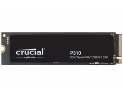 Crucial P310 2TB - SSD M.2 2280 - PCI Express 4.0 x4 - 2 TB - NVMe - 440TB - zwart