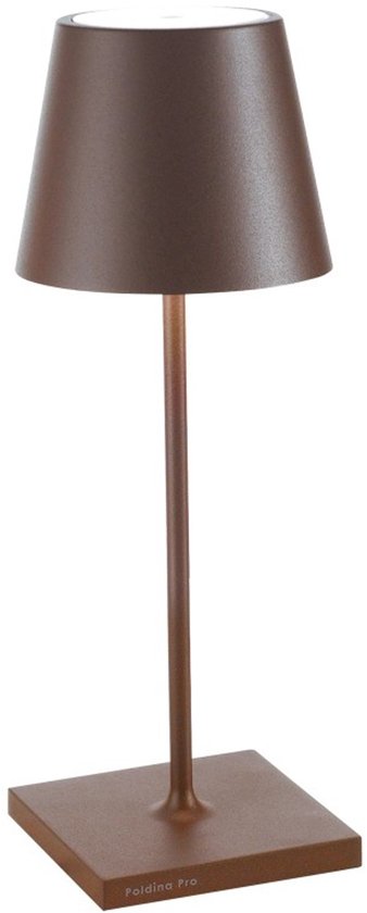 Zafferano, Poldina Pro Lamp met Kap, Snoerloze en Oplaadbare Tafellamp met Touch Control, Buitenlamp, Dimmer, 2200-3000 K, Hoogte 38 cm, Kleur Wit - Gele Citroenen Zafferano, Poldina Pro Lamp met Kap, Snoerloze en Oplaadbare Tafellamp met Touch Control, Buitenlamp, Dimmer, 2200-3000 K, Hoogte 38 cm, Kleur Wit - Gele Citroenen