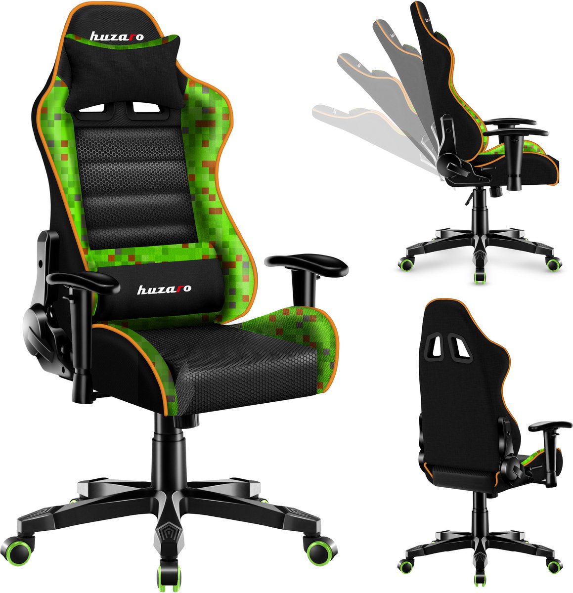 Huzaro Ranger 6.0 Gamestoel voor Kinderen Pixel Mesh - Meester Group Sp. z o.o. - €125,99