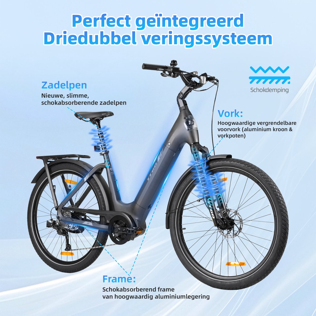 TTGO Z5 Elektrische Stadsfiets thumbnail 6