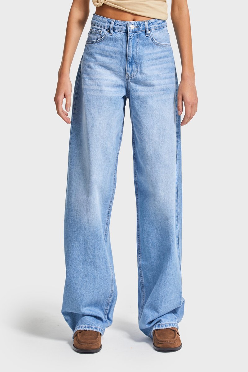It's Basic - Skater High Rise Jeans - Aqua