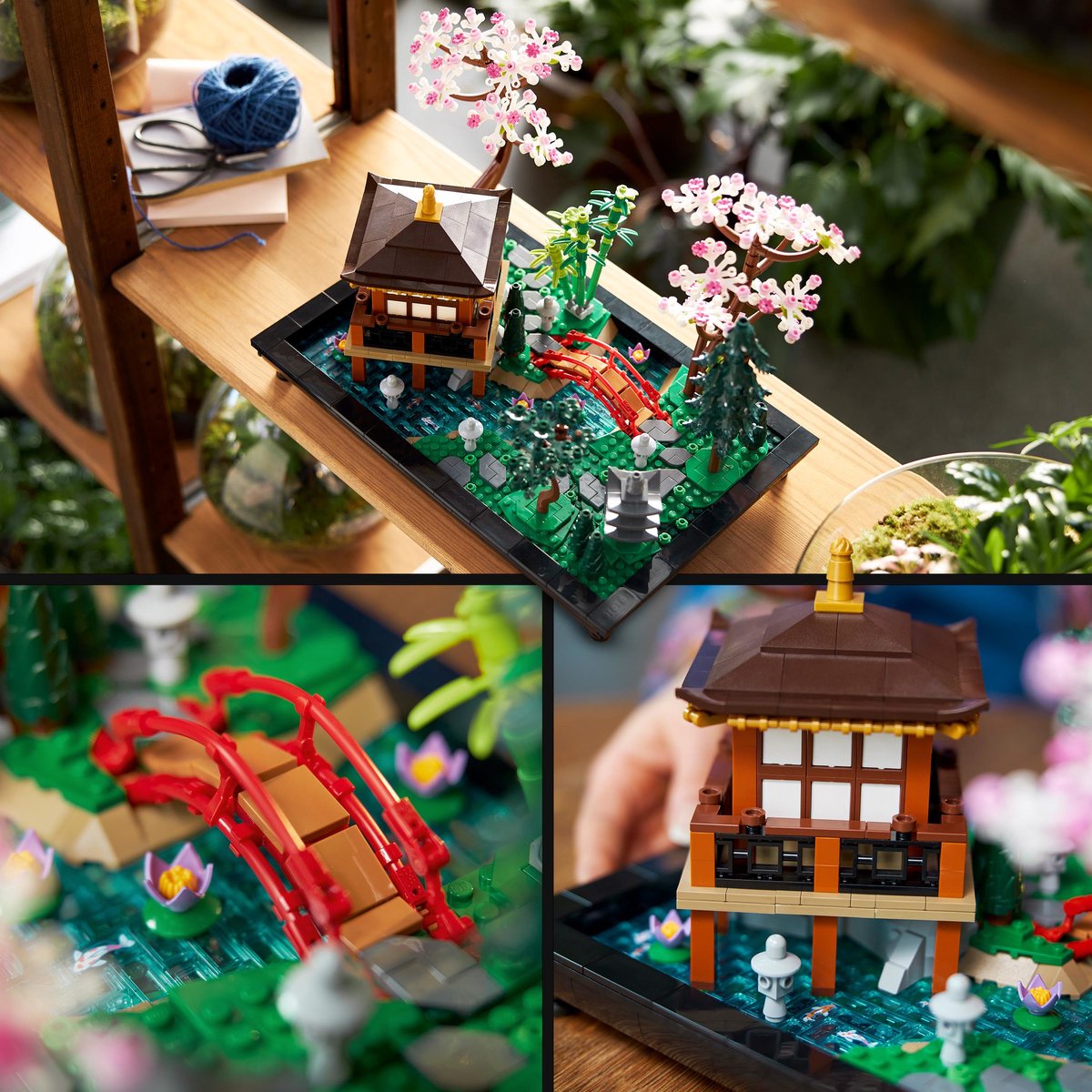 LEGO Icons Rustgevende tuin Botanisch Mindfulness Bouwpakket voor Volwassenen - 10315 — afbeelding 9