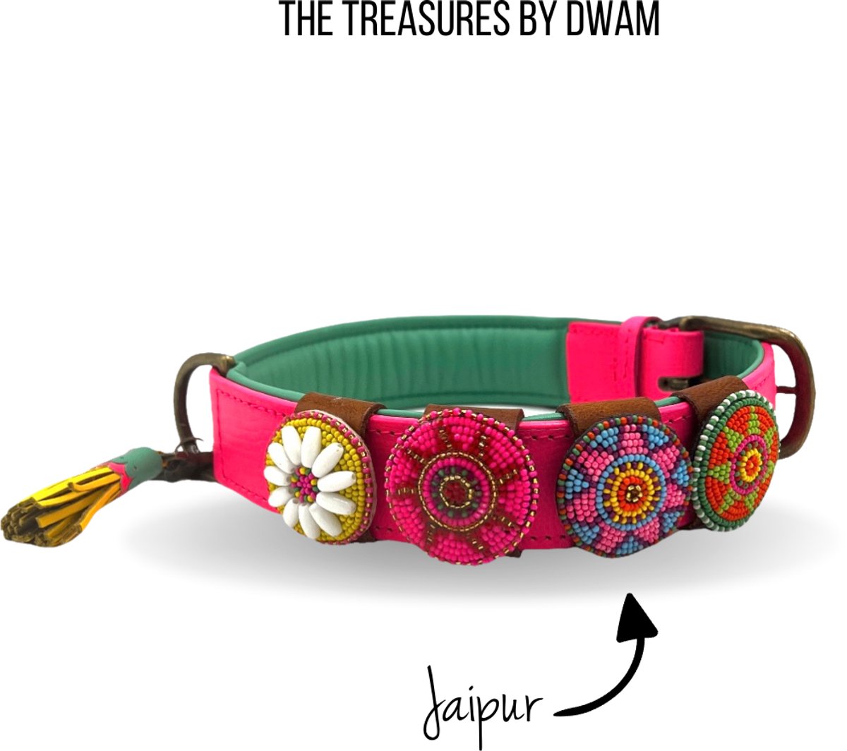 Jaipur Treasure L ( Voor Halsband Maat L4, XL & XXL)