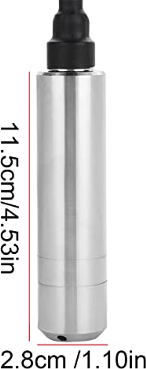 Vulstandsensor, DC24V, 4-20 mA betrouwbaarheid, niveausensor, inworp-vloeistofstandsensor, minerale vulstandsensor, waterniveausensor voor het registreren van 0-5 m bereikwijdte diepte