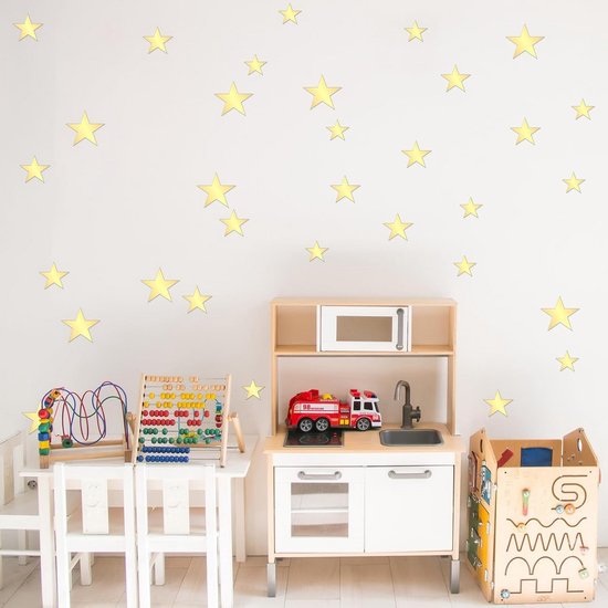 40x-gouden-sterren-muurstickers-kinderkamer-zelfklevende-decoratie