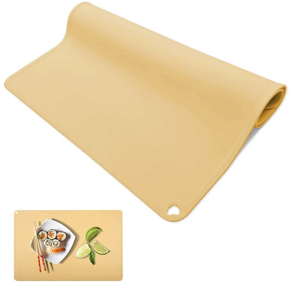 Unyqoos® Veelzijdige siliconen mat van 60 x 40 cm voor creatieve projecten