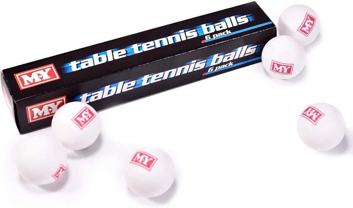 Tafeltennisballen Set (6 Stuks) - Voor Training en Recreatie
