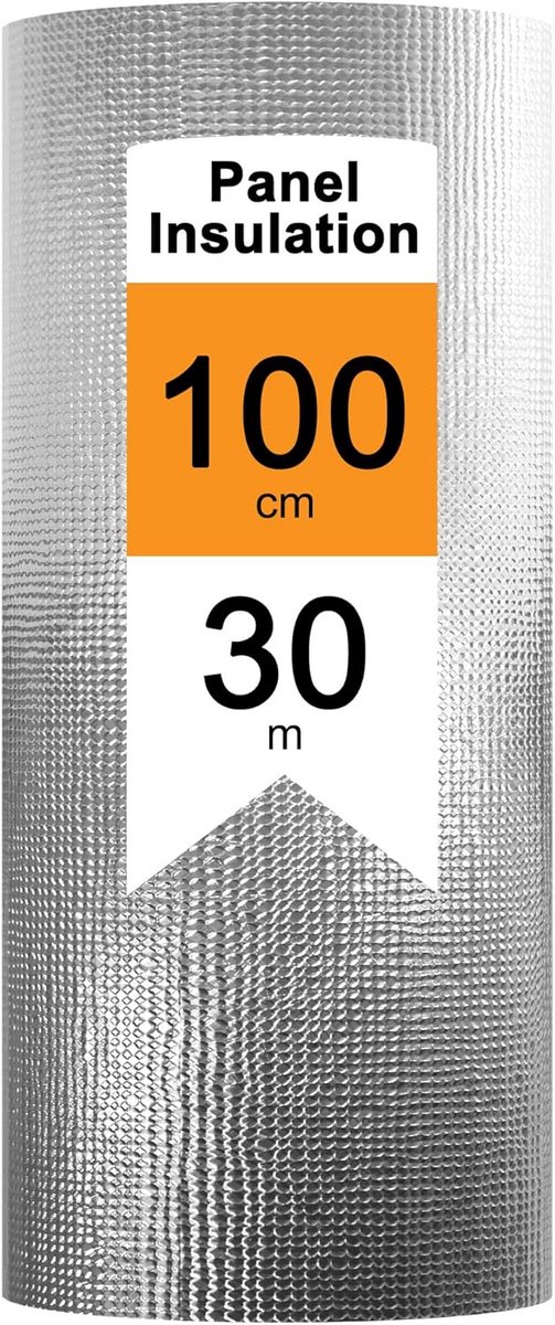 Isolatiefolie 30m² Radiator Reflectiefolie Warmte-isolatie 3-4mm Dik