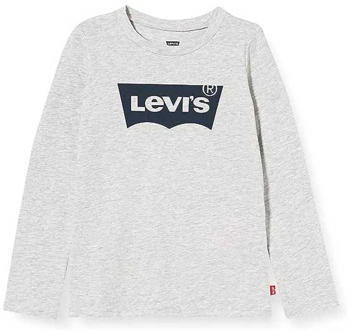 Levi´s ® Kids Batwing T-shirt Met Lange Mouwen 16 Years Kinderen Grijs