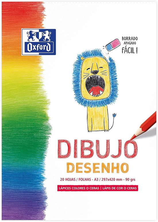 3 Pack A4 schetsboek - spiraal gebonden tekenblok voor kunstenaars