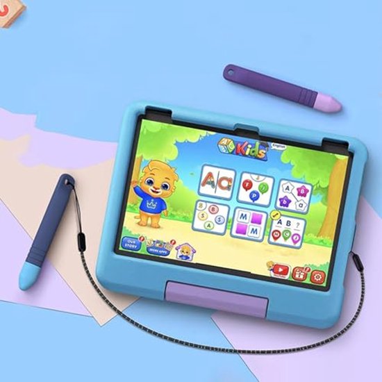 Verpakking met 2 capacitieve siliconen pennen, touchscreen pennen voor kinderen, geschikt voor capacitieve schermen in het voorschoolse onderwijs etc. — afbeelding 4