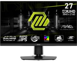 MSI MAG 272URDF E16 - UHD Gaming Monitor - Rapid IPS - Dual Mode - 160Hz - 27 Inch