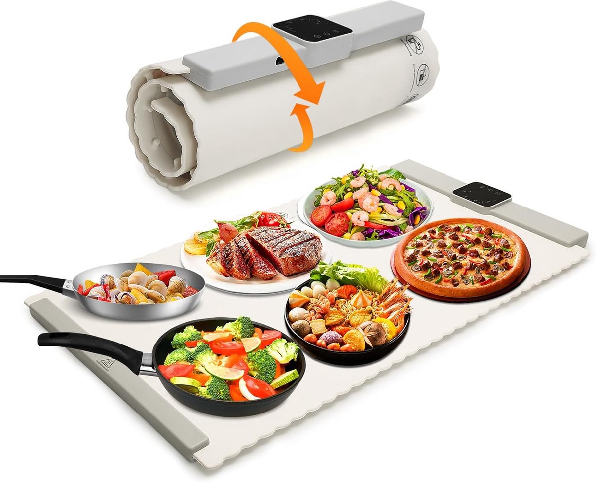 Elektrische Warmhoudplaat met Instelbare Temperatuur voor Buffet en Feesten