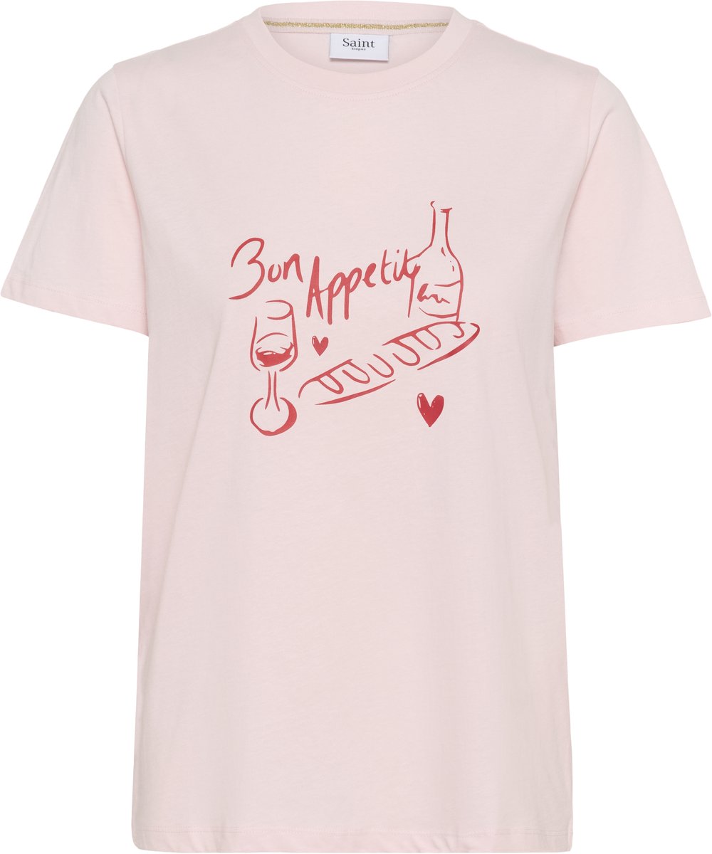 Saint Tropez PemilioSZ T-Shirt Dames T-shirt - Barely Pink