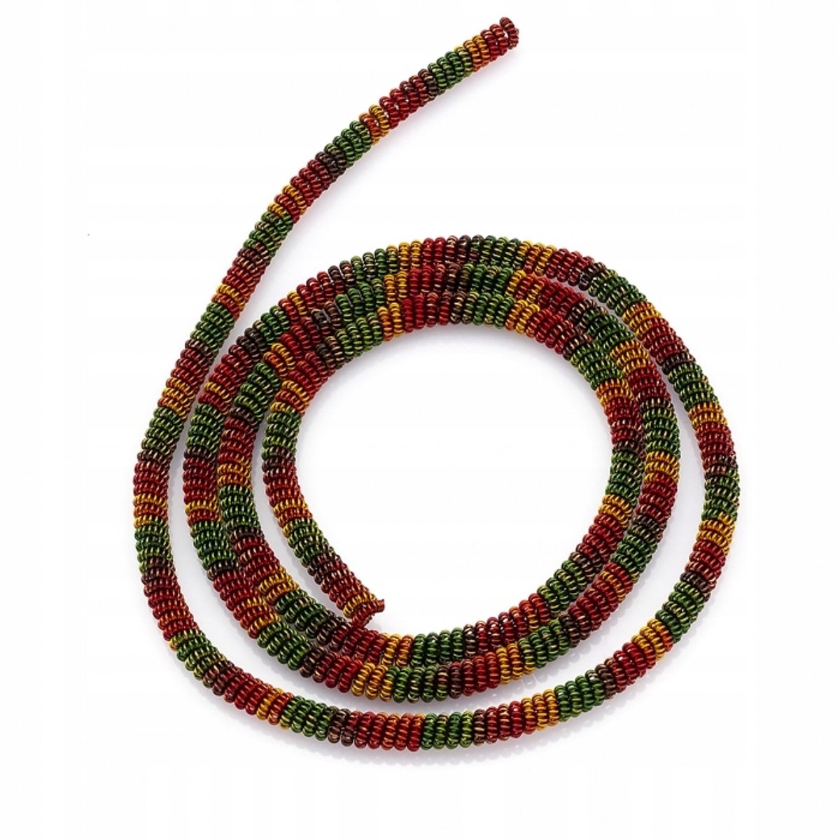 Gebogen Borduurkatoen Koper, Multicolor, 3mm, 50cm