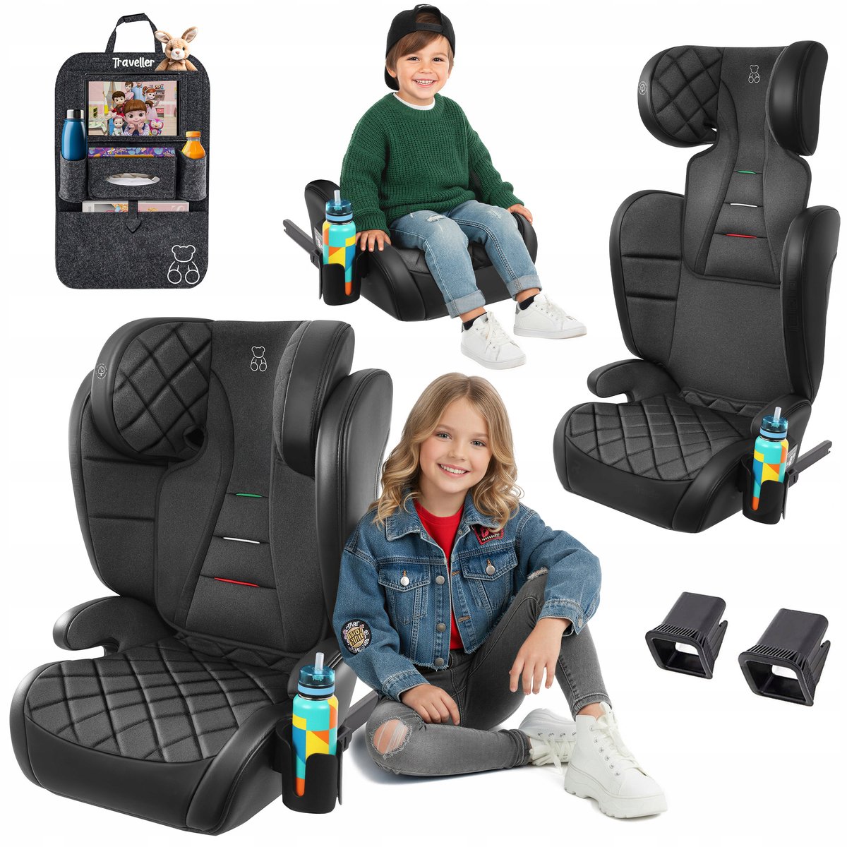 Autostoel Isofix i-Size 15-36 kg | Verstelbaar & Eco-leer