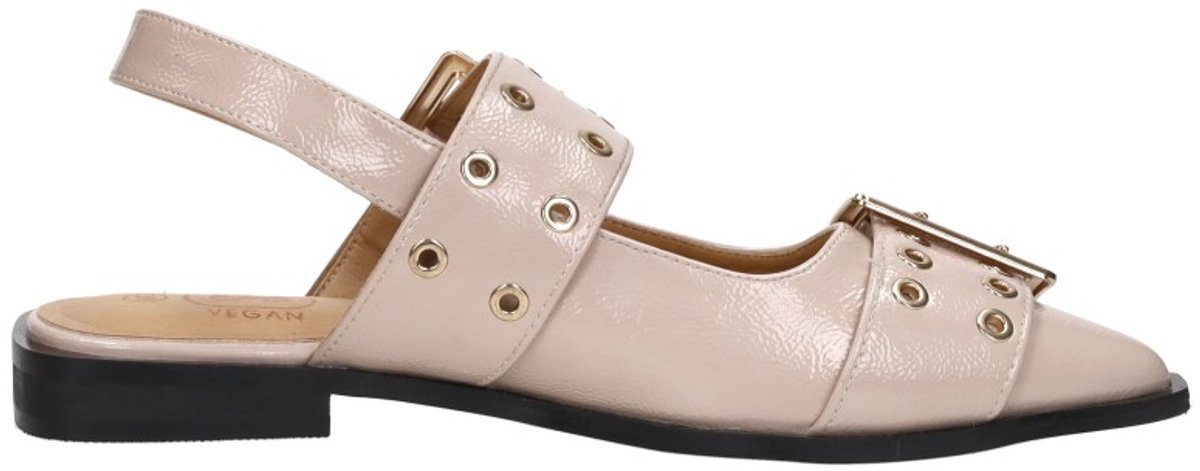 Shoecolate Slingbacks Slingbacks - Taupe - Maat 39