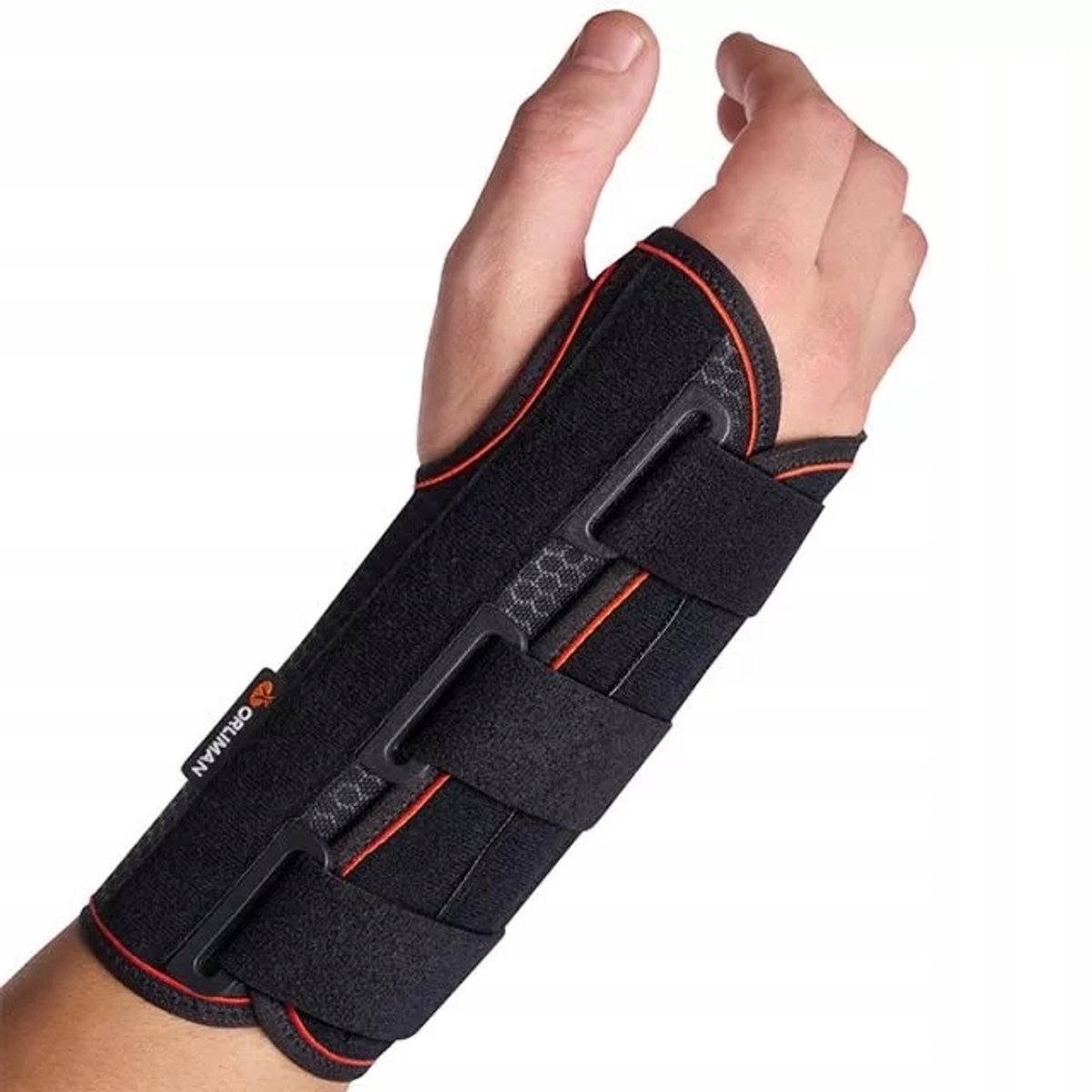 Orliman MF-D61 polstijve polsbrace - rechterhand, maat 1