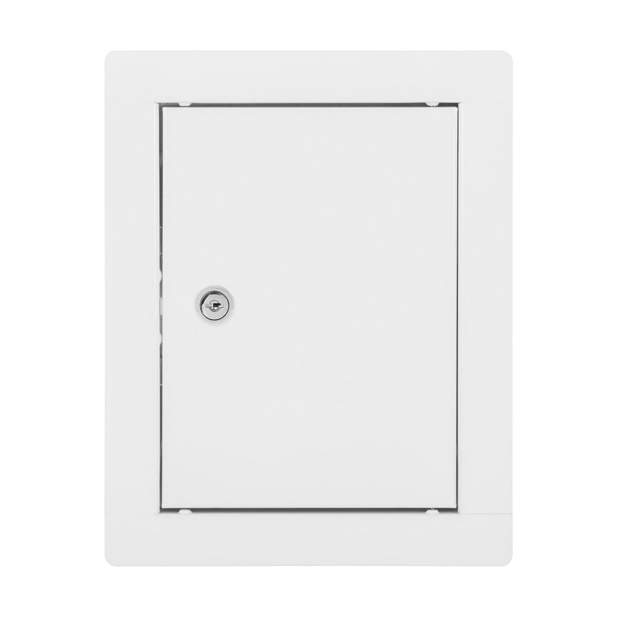 Metalen Inspectieluik Wit 15x20 cm met Slot