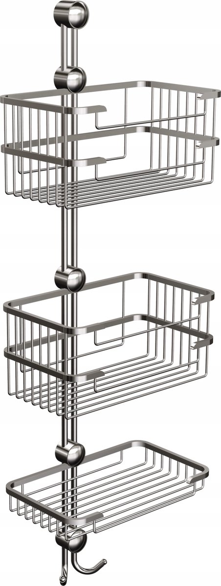 Andex 072/CC Douchekorf - 3 Niveaus, Chroom