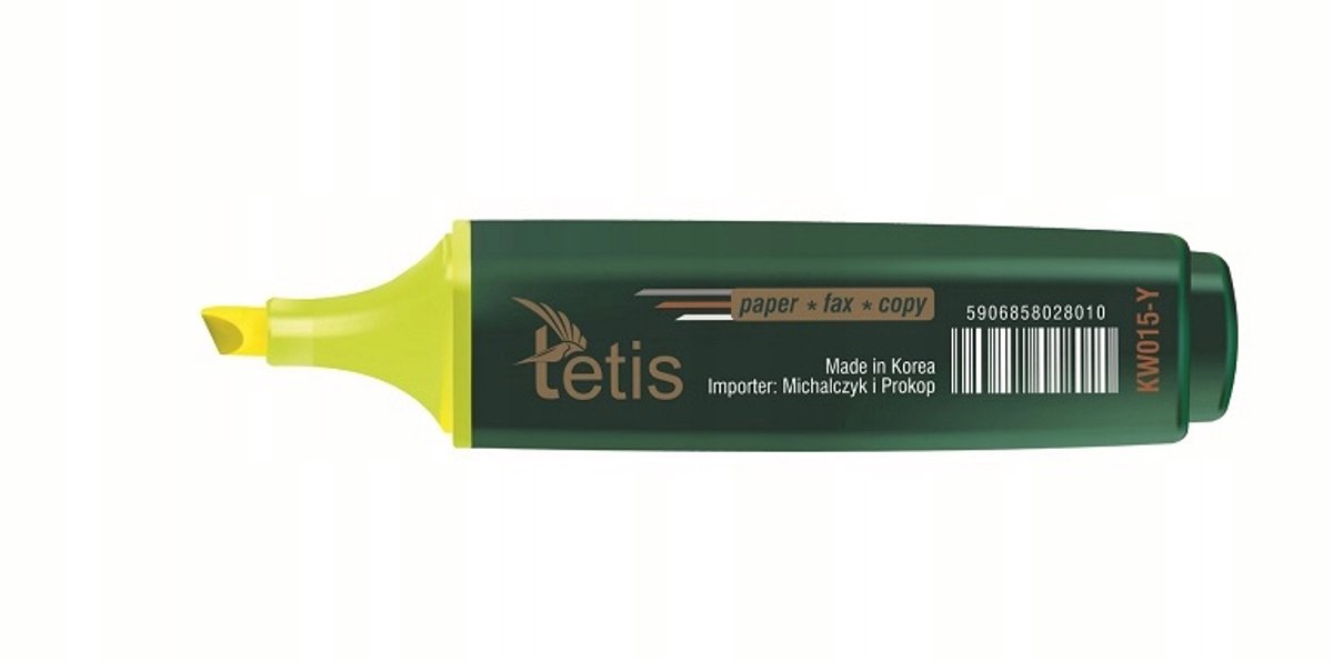 Tethys KW015 Fluorescerende Marker - Fel Geel