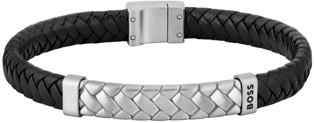 BOSS HBJ1580674M Heren Armband - Gevlochten armband