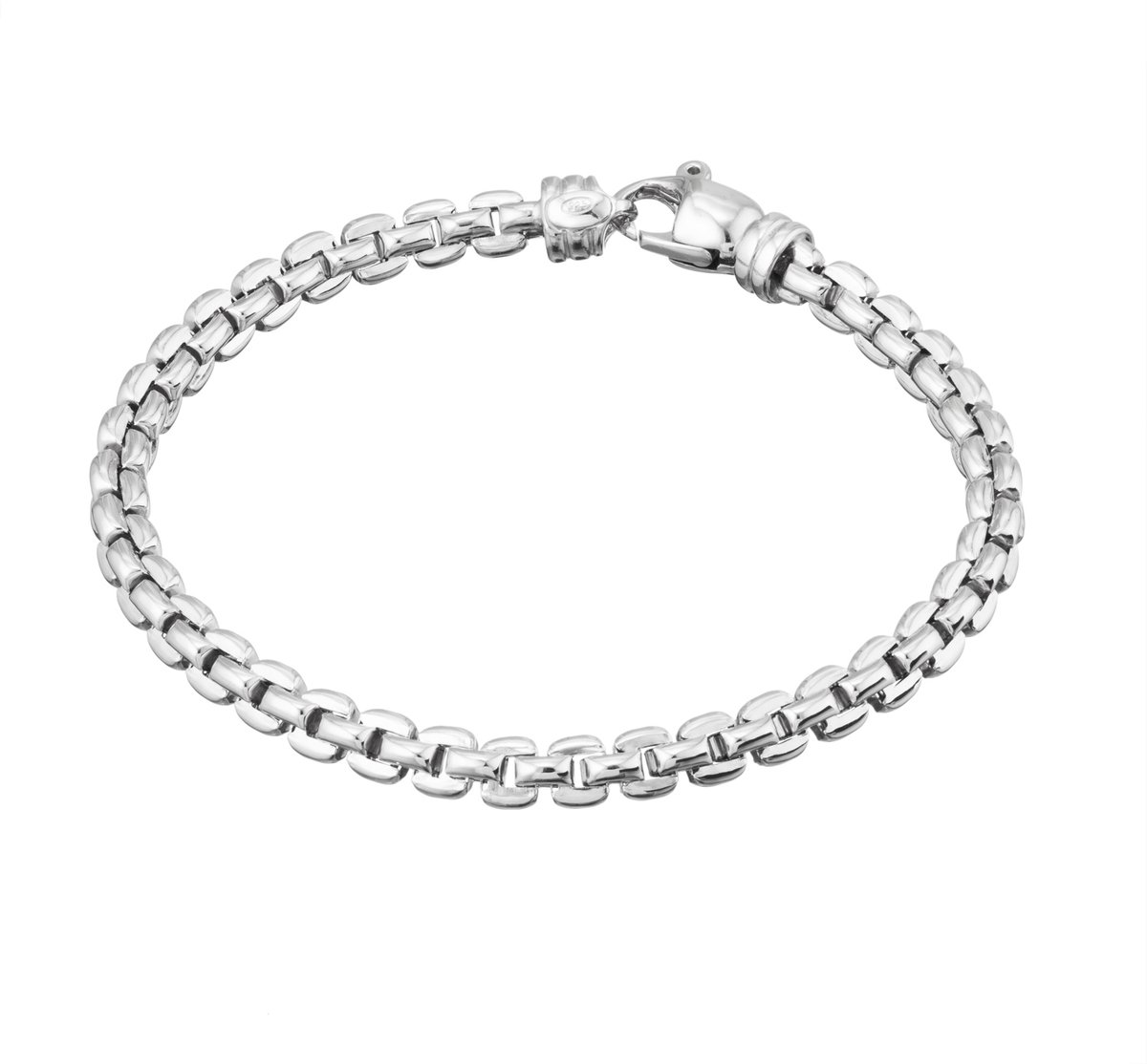 Glow 104.1452.19 Dames Armband - Sieraad - Schakelarmband - Zilver - 925 Zilver - 19 cm lang