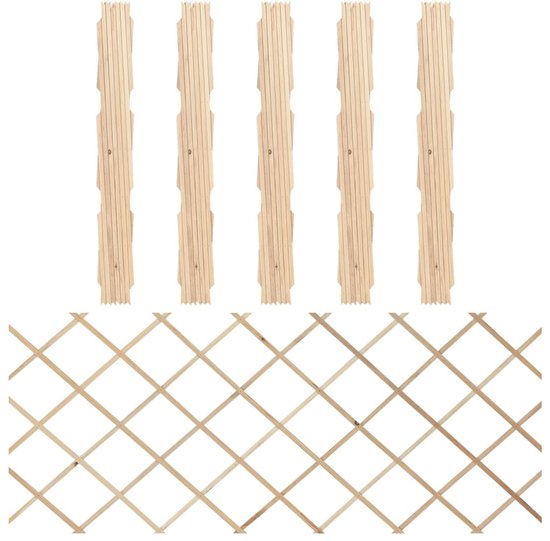 vidaXL 5 pcs 180 x 80 cm Épicéa massif