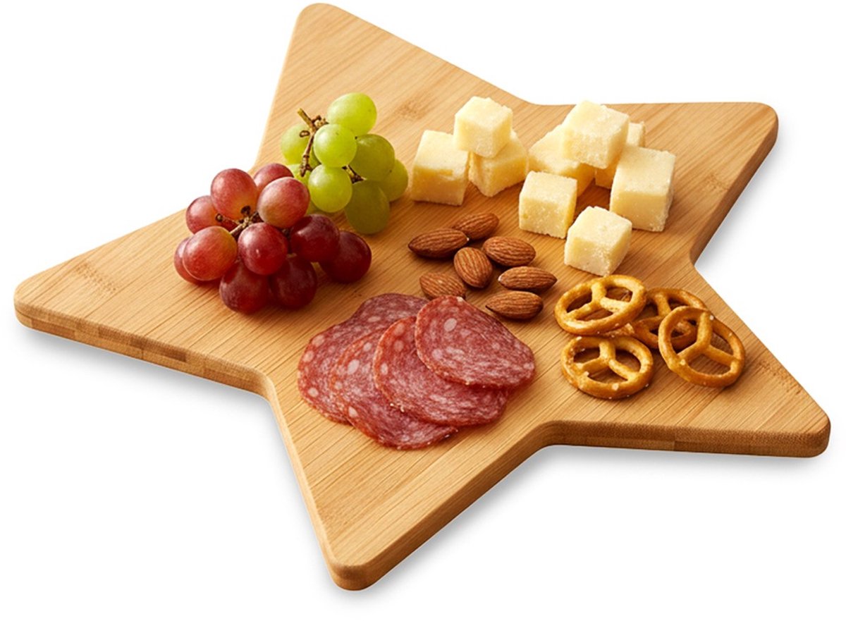 Snij- en Serveerplank Houten Ster - Snijplank - Keukenplank - Keuken - Tapasplank - Borrelplank