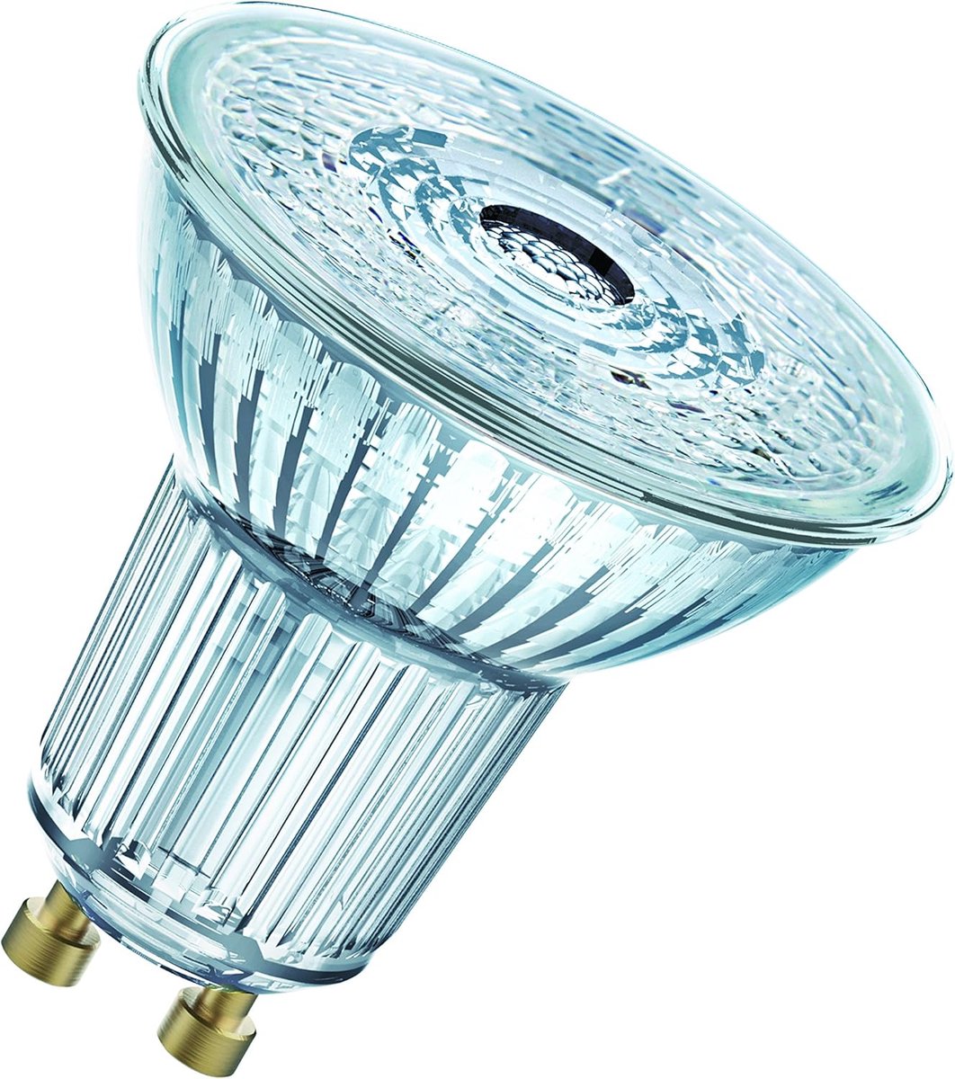 OSRAM LED Star PAR16, fitting: GU10, niet dimbaar, warm wit, vervangt een conventionele 35-watt lamp, stralingshoek van 36 graden, verpakking van 10 stuks