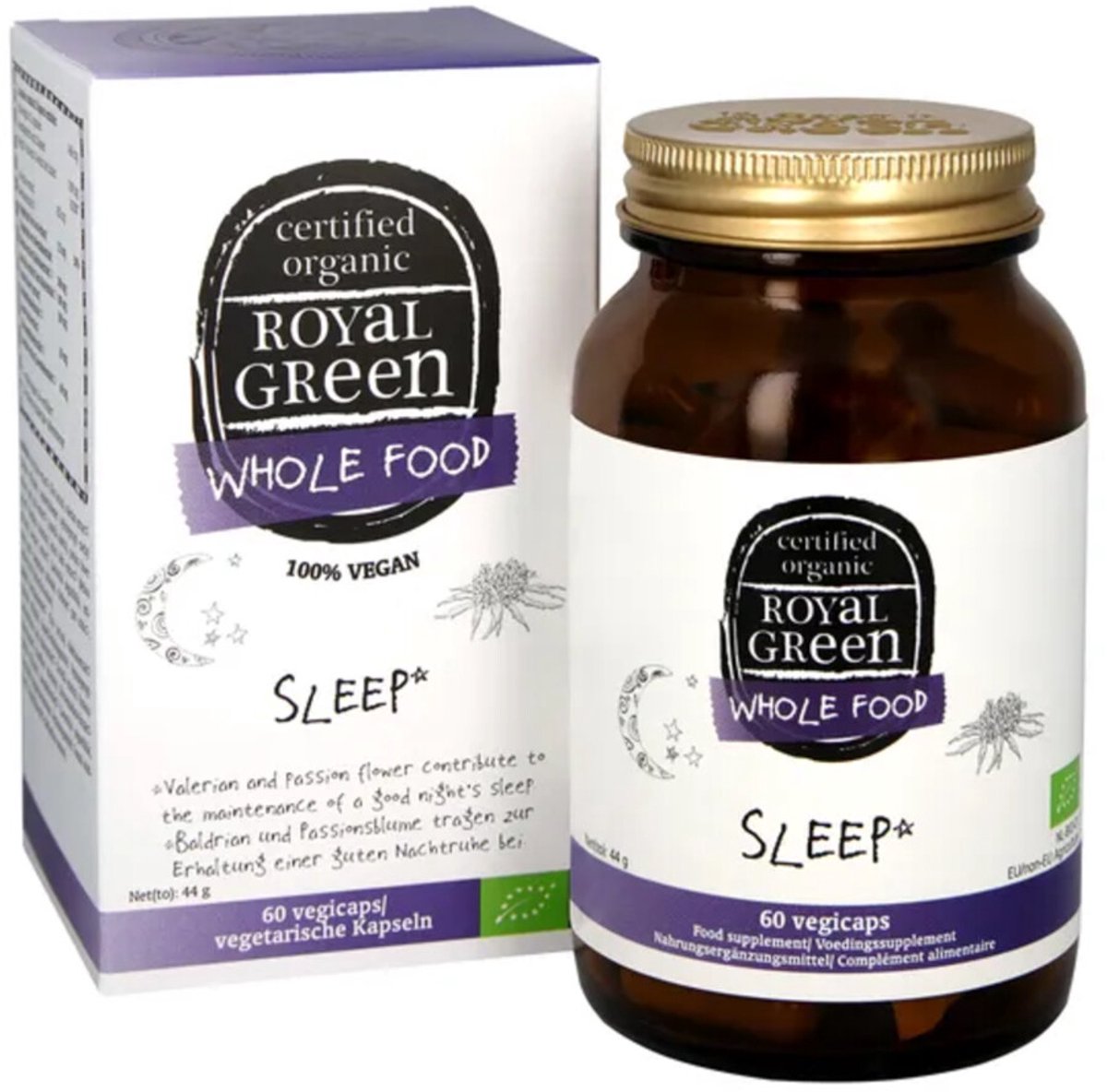 Royal Green Sleep Biologisch - 60 vegacapsules