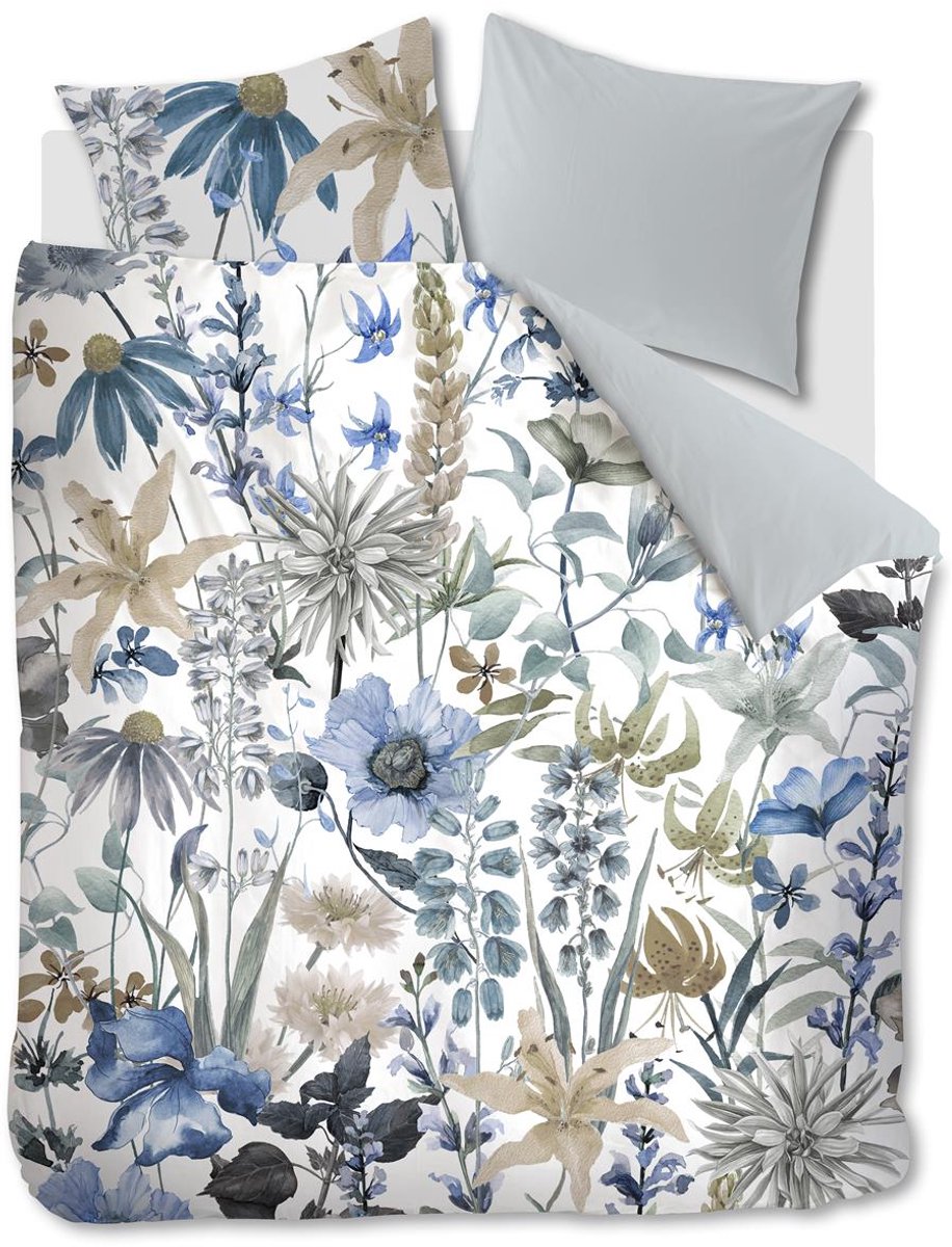 Beddinghouse Sybil dekbedovertrek - Lits-Jumeaux - 240x200/220 - Blauw