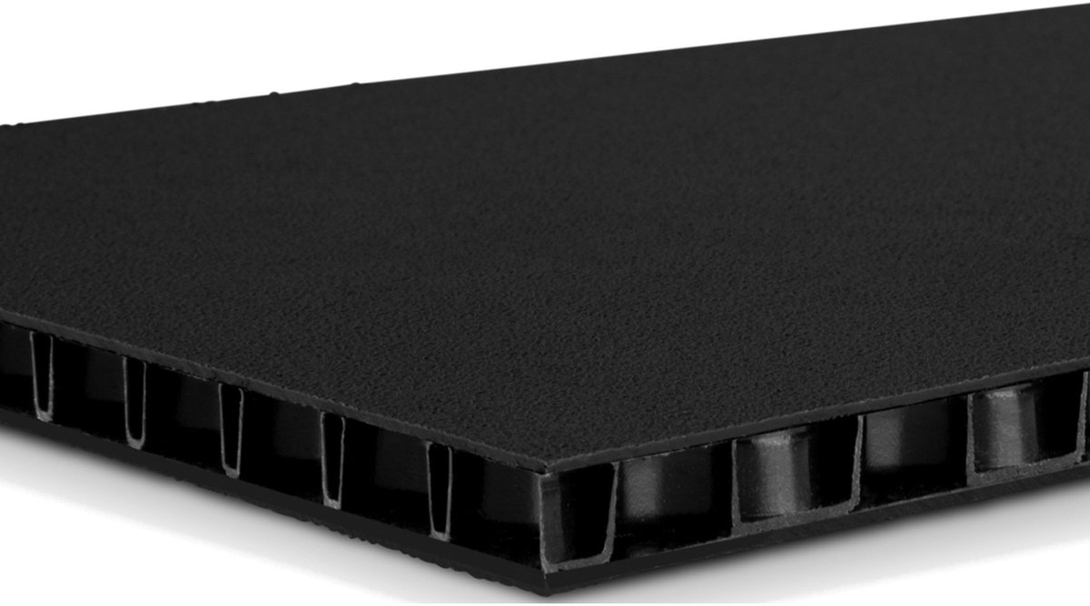 Adam Hall 0594BB SolidLite® plaat zwart/zwart 9.4 mm 2500 x 1250 mm (per stuk)
